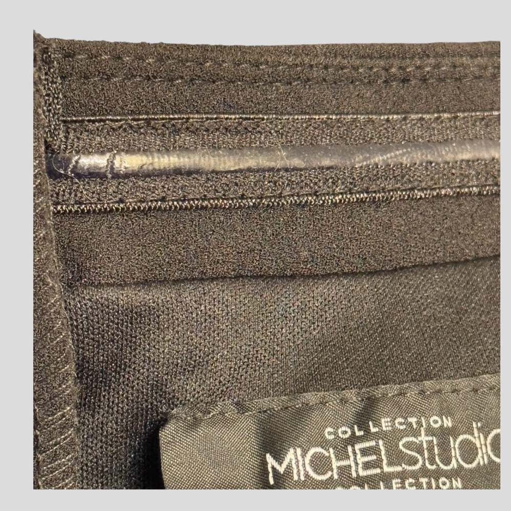Michel Studio Women’s Dress Size 22 Black Strapless Sequins Tulle Skirt Lined - Picture 8 of 16